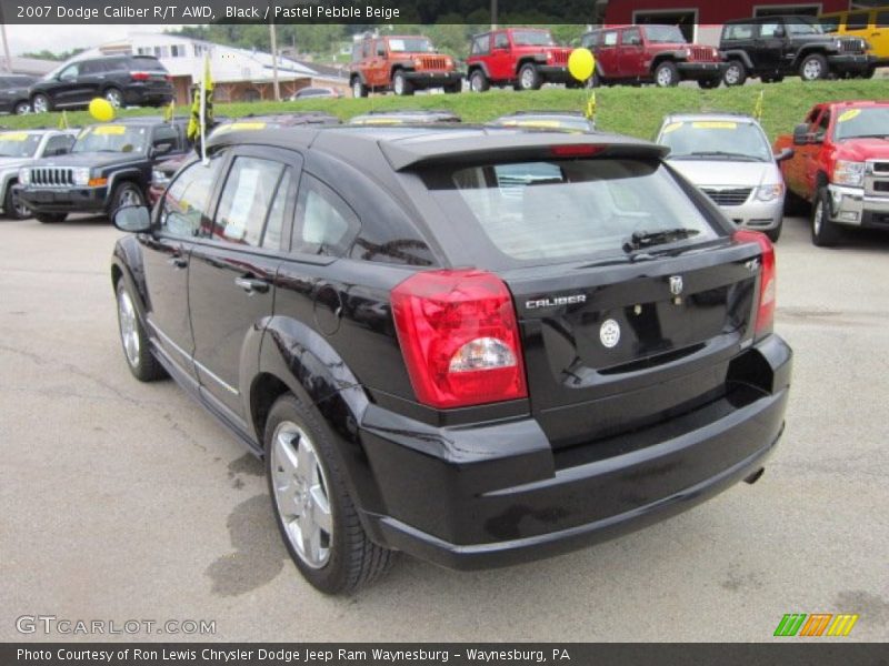 Black / Pastel Pebble Beige 2007 Dodge Caliber R/T AWD