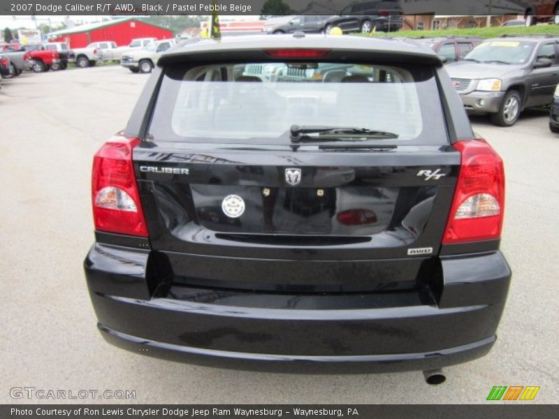 Black / Pastel Pebble Beige 2007 Dodge Caliber R/T AWD
