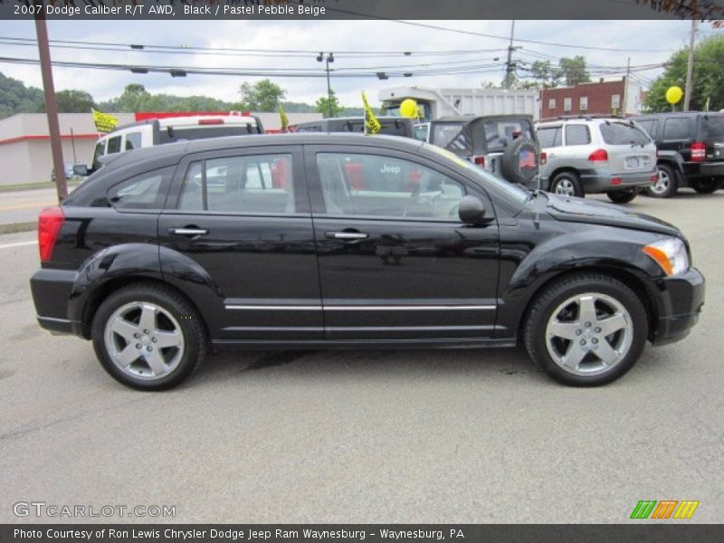 Black / Pastel Pebble Beige 2007 Dodge Caliber R/T AWD
