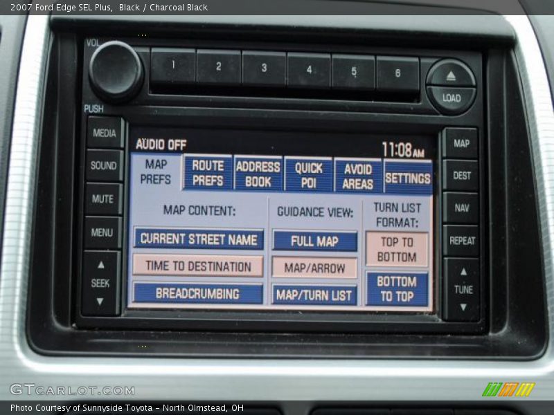 Black / Charcoal Black 2007 Ford Edge SEL Plus
