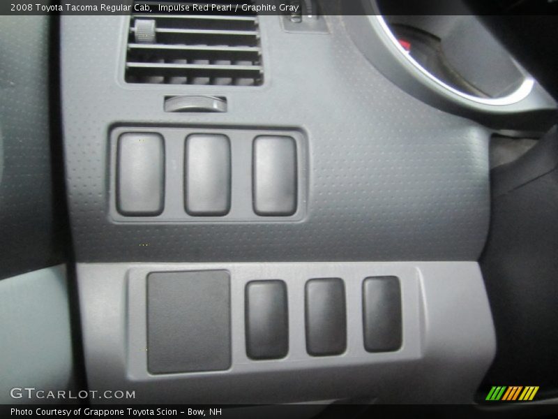 Impulse Red Pearl / Graphite Gray 2008 Toyota Tacoma Regular Cab