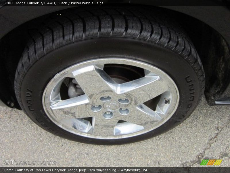 Black / Pastel Pebble Beige 2007 Dodge Caliber R/T AWD