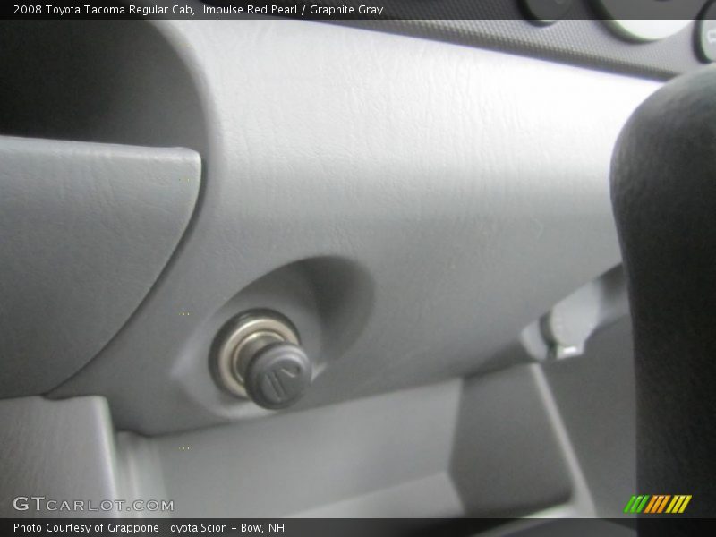Impulse Red Pearl / Graphite Gray 2008 Toyota Tacoma Regular Cab