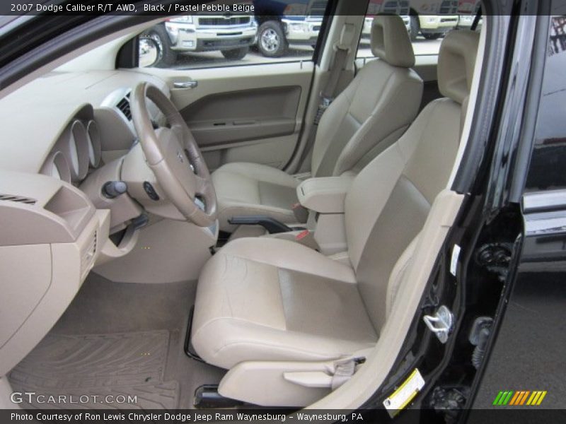 Black / Pastel Pebble Beige 2007 Dodge Caliber R/T AWD