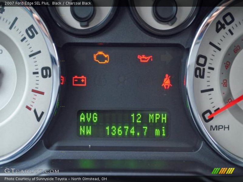 Black / Charcoal Black 2007 Ford Edge SEL Plus