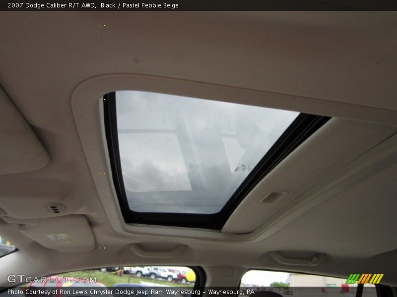 Black / Pastel Pebble Beige 2007 Dodge Caliber R/T AWD