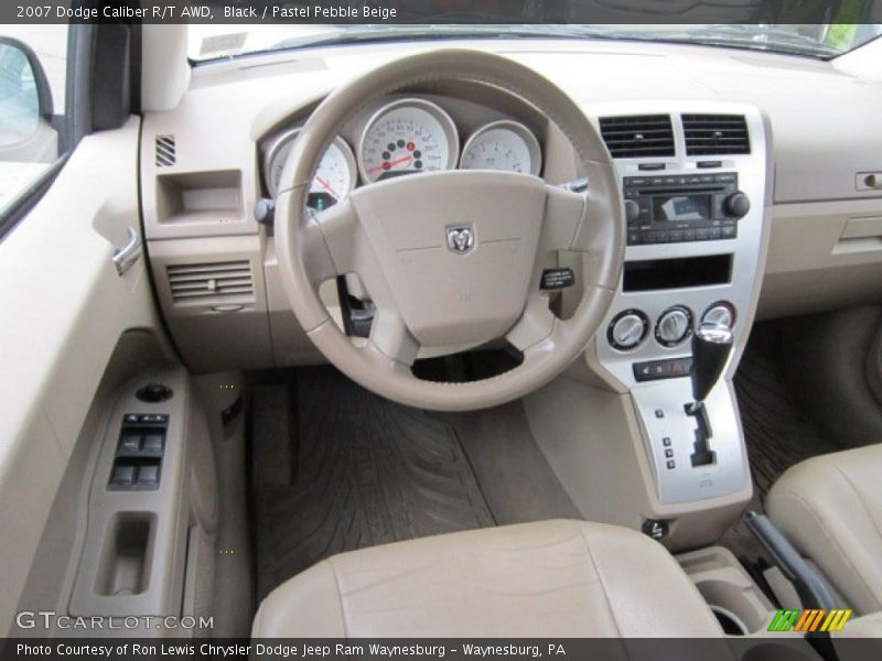 Black / Pastel Pebble Beige 2007 Dodge Caliber R/T AWD