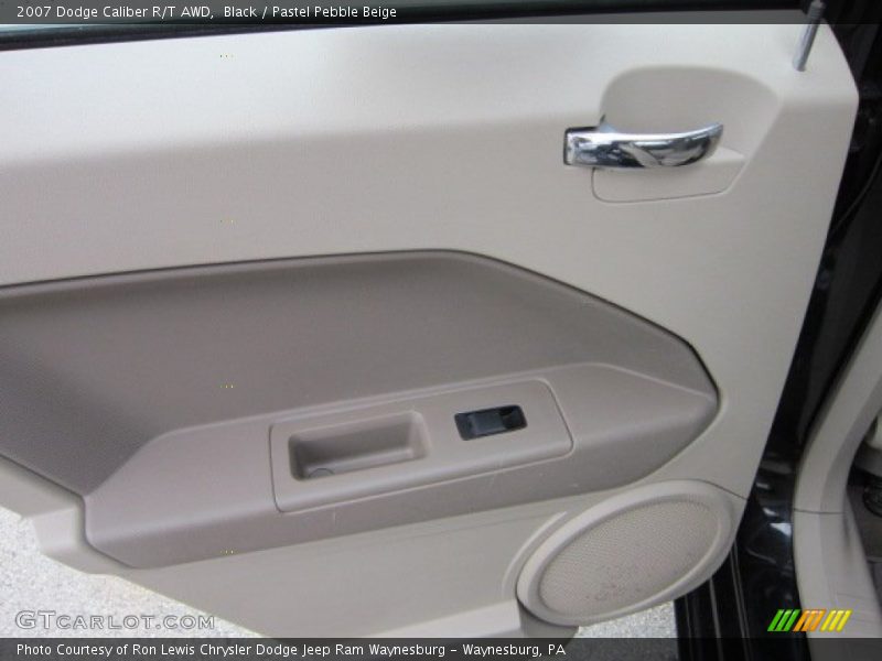 Black / Pastel Pebble Beige 2007 Dodge Caliber R/T AWD