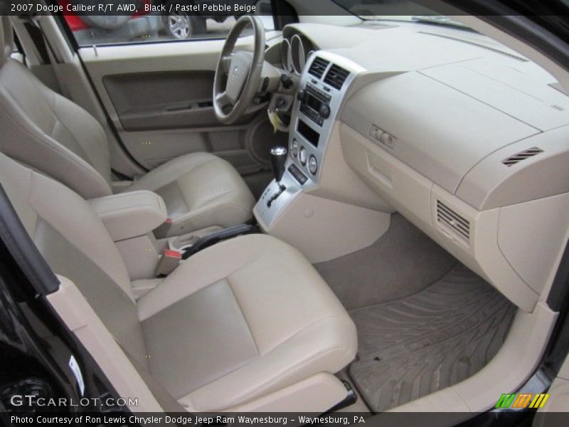 Black / Pastel Pebble Beige 2007 Dodge Caliber R/T AWD