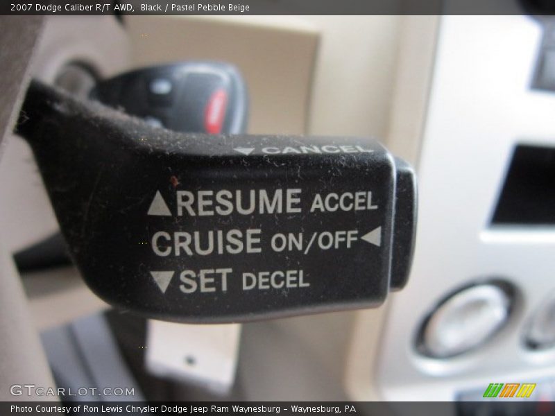 Black / Pastel Pebble Beige 2007 Dodge Caliber R/T AWD