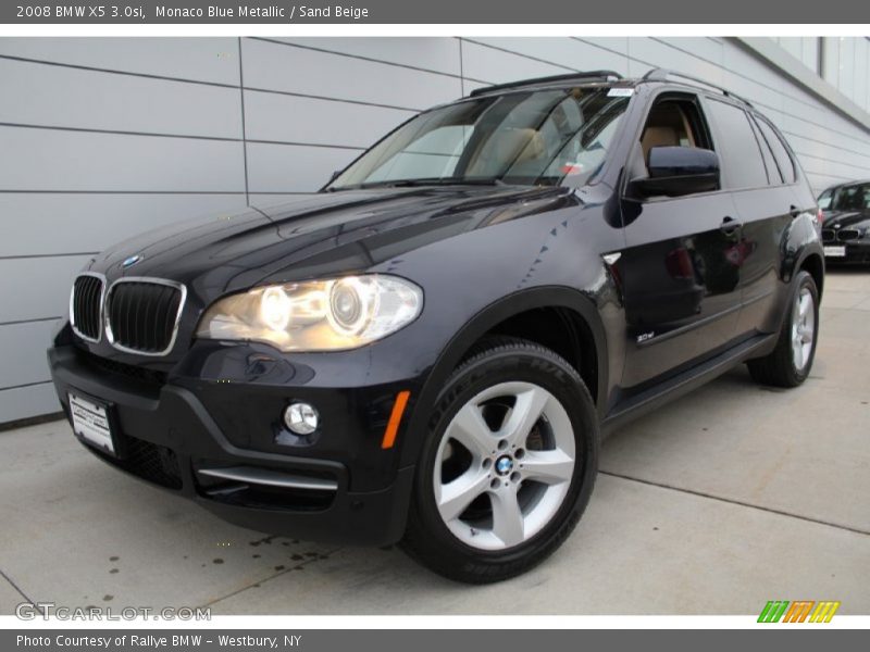 Monaco Blue Metallic / Sand Beige 2008 BMW X5 3.0si