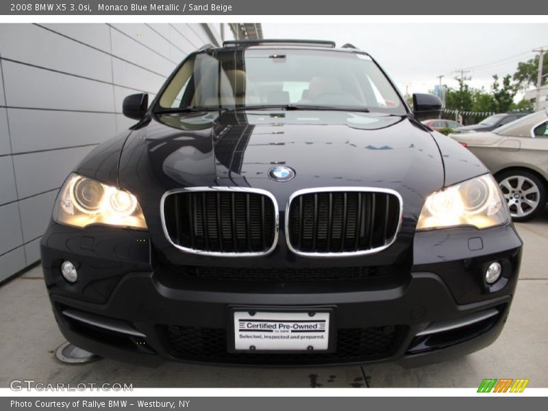 Monaco Blue Metallic / Sand Beige 2008 BMW X5 3.0si