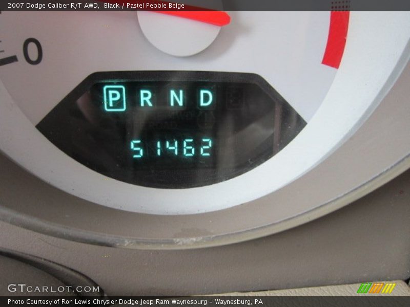 Black / Pastel Pebble Beige 2007 Dodge Caliber R/T AWD