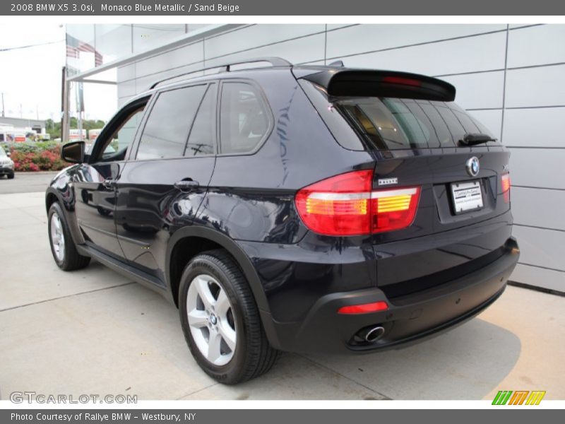 Monaco Blue Metallic / Sand Beige 2008 BMW X5 3.0si