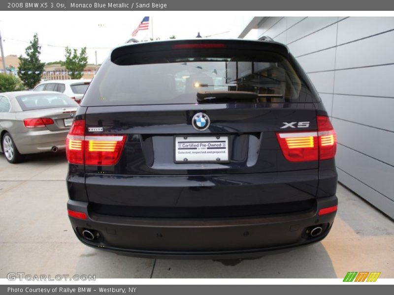 Monaco Blue Metallic / Sand Beige 2008 BMW X5 3.0si