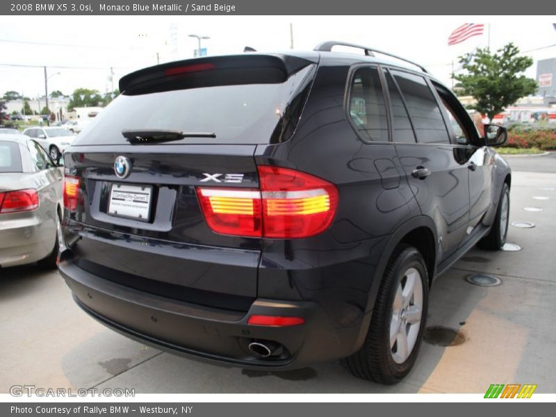 Monaco Blue Metallic / Sand Beige 2008 BMW X5 3.0si