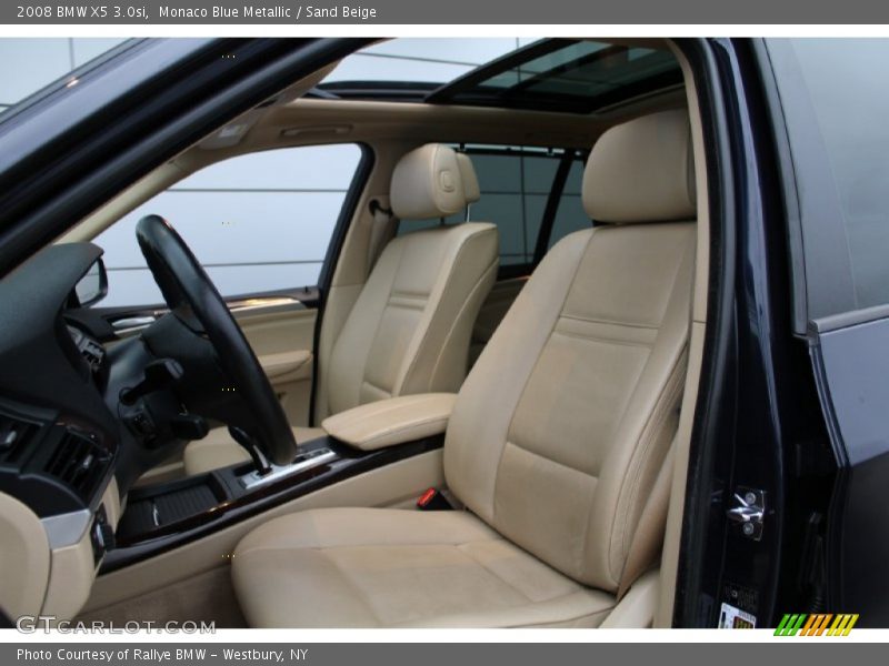 Monaco Blue Metallic / Sand Beige 2008 BMW X5 3.0si