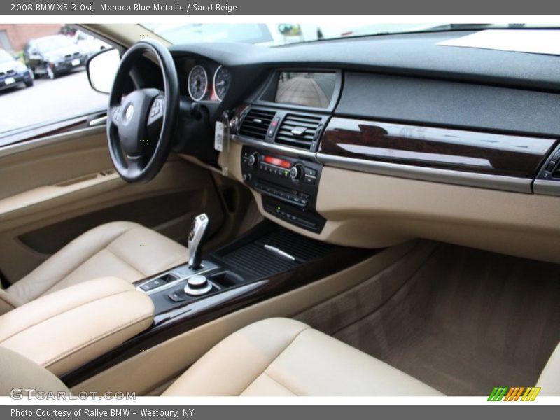 Monaco Blue Metallic / Sand Beige 2008 BMW X5 3.0si