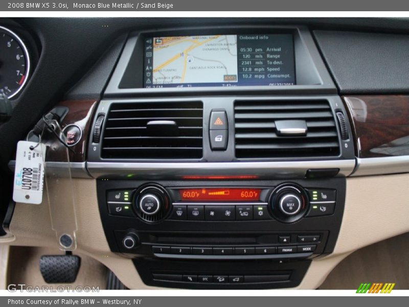 Monaco Blue Metallic / Sand Beige 2008 BMW X5 3.0si