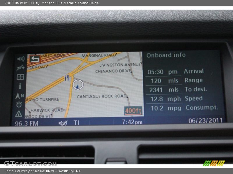 Monaco Blue Metallic / Sand Beige 2008 BMW X5 3.0si