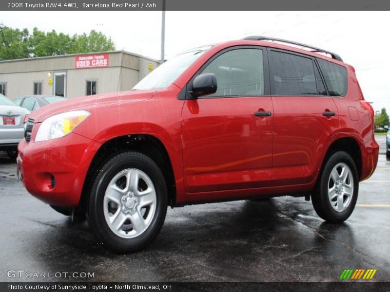 Barcelona Red Pearl / Ash 2008 Toyota RAV4 4WD