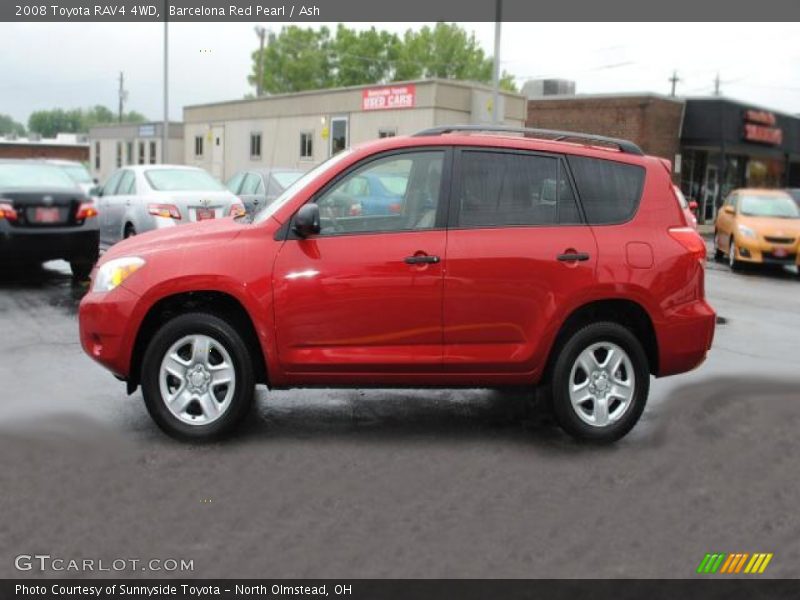 Barcelona Red Pearl / Ash 2008 Toyota RAV4 4WD