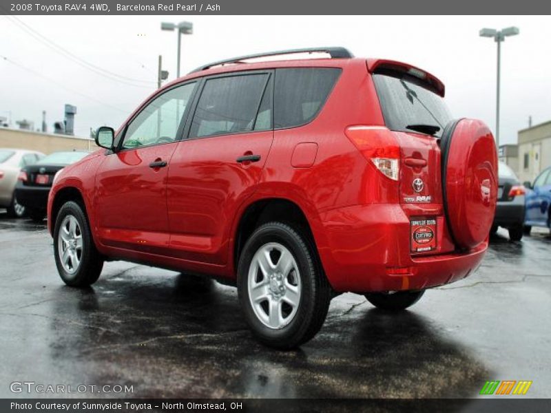 Barcelona Red Pearl / Ash 2008 Toyota RAV4 4WD