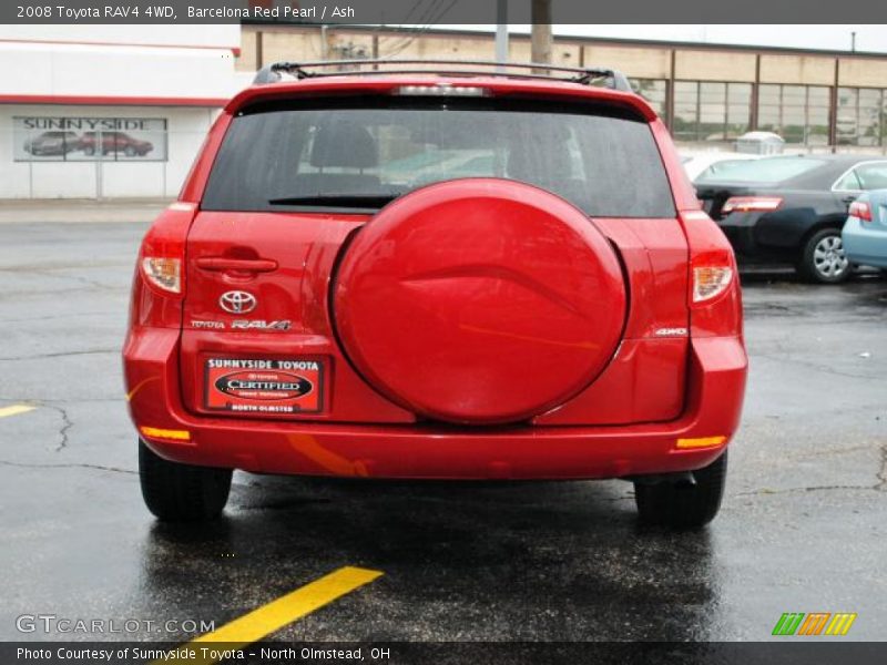 Barcelona Red Pearl / Ash 2008 Toyota RAV4 4WD