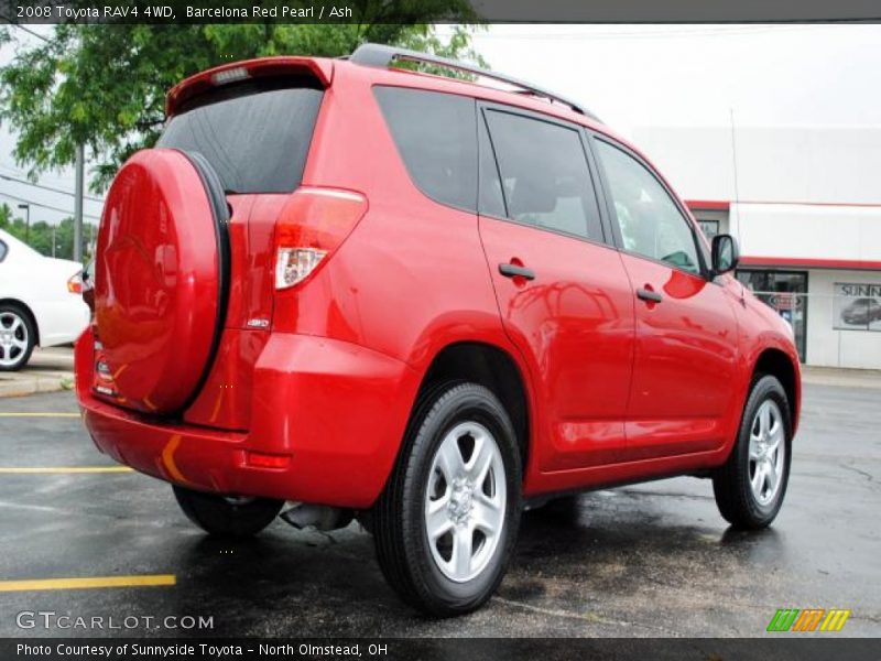 Barcelona Red Pearl / Ash 2008 Toyota RAV4 4WD