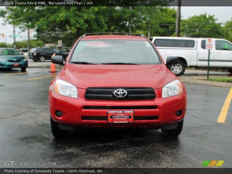 Barcelona Red Pearl / Ash 2008 Toyota RAV4 4WD