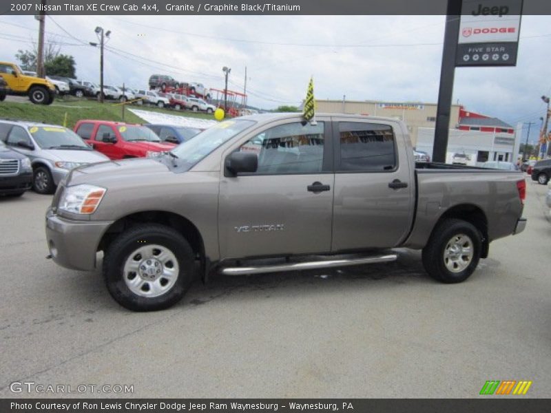 Granite / Graphite Black/Titanium 2007 Nissan Titan XE Crew Cab 4x4