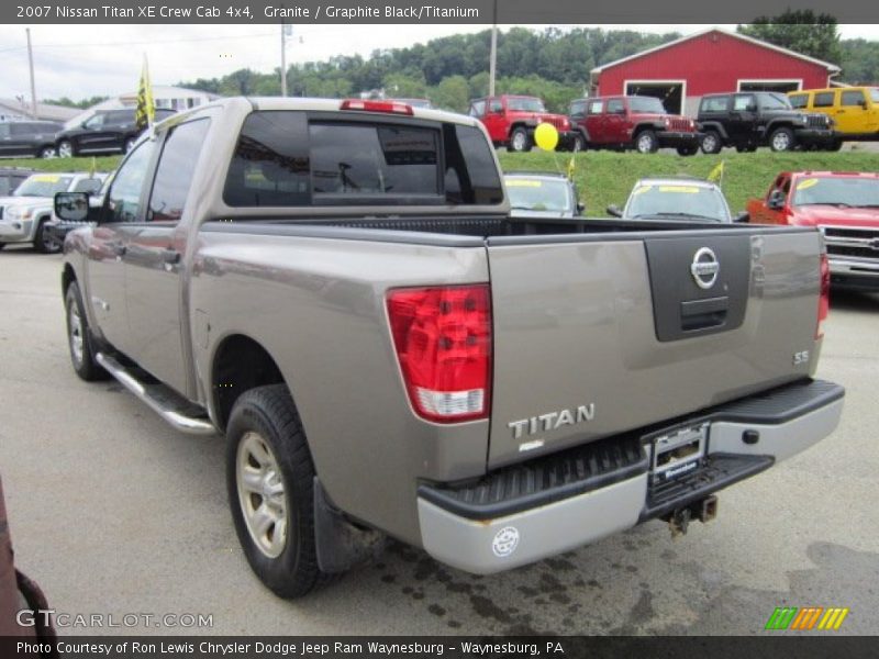 Granite / Graphite Black/Titanium 2007 Nissan Titan XE Crew Cab 4x4