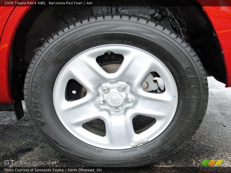Barcelona Red Pearl / Ash 2008 Toyota RAV4 4WD