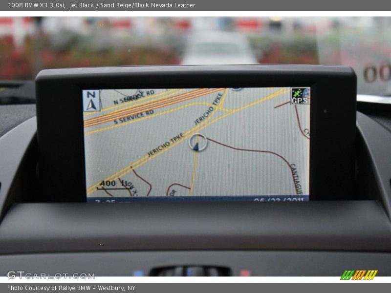 Jet Black / Sand Beige/Black Nevada Leather 2008 BMW X3 3.0si