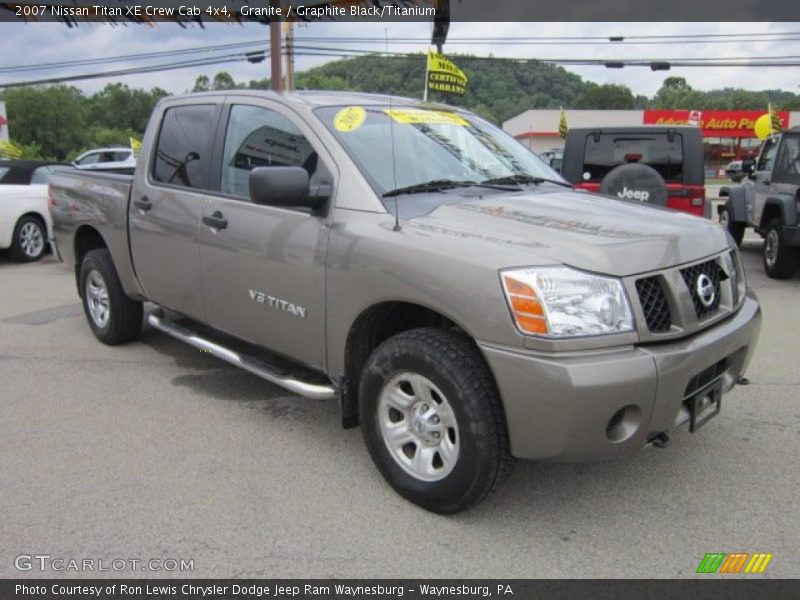 Granite / Graphite Black/Titanium 2007 Nissan Titan XE Crew Cab 4x4