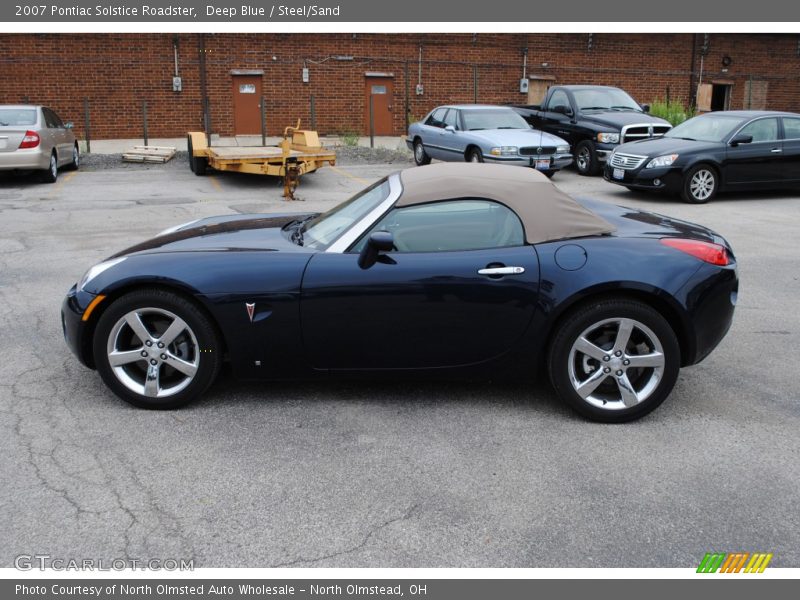 Deep Blue / Steel/Sand 2007 Pontiac Solstice Roadster