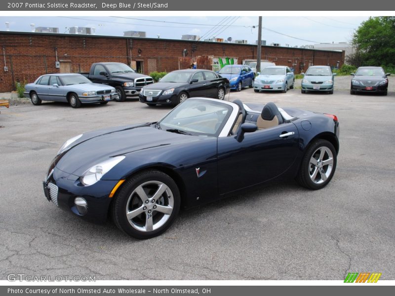 Deep Blue / Steel/Sand 2007 Pontiac Solstice Roadster