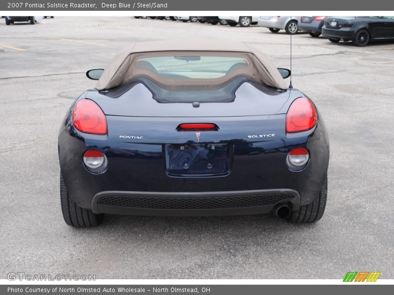 Deep Blue / Steel/Sand 2007 Pontiac Solstice Roadster