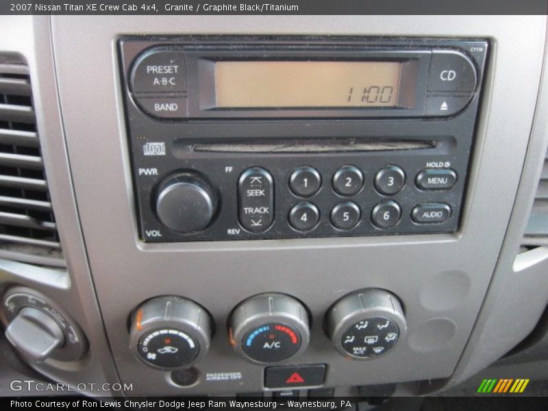 Granite / Graphite Black/Titanium 2007 Nissan Titan XE Crew Cab 4x4