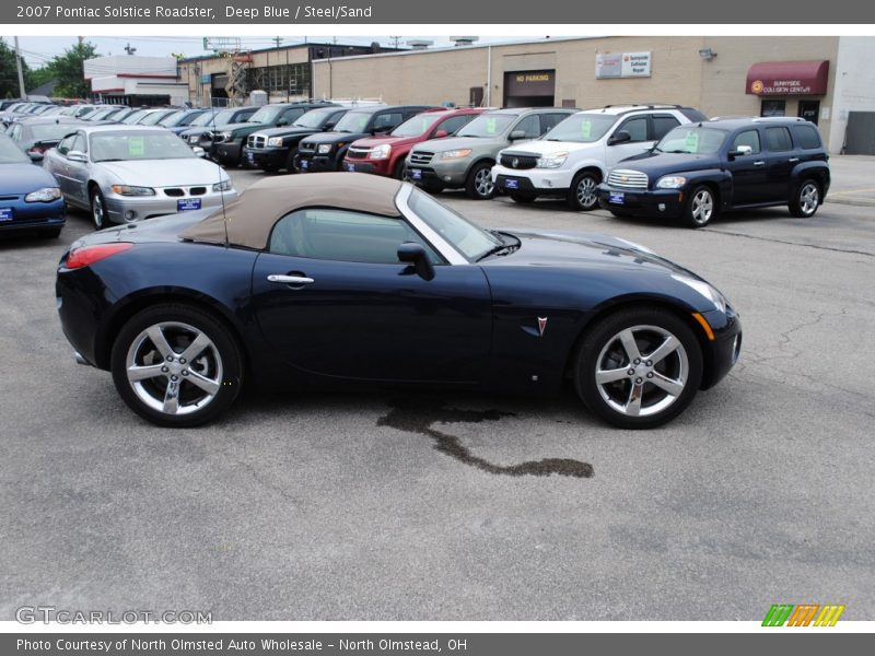 Deep Blue / Steel/Sand 2007 Pontiac Solstice Roadster