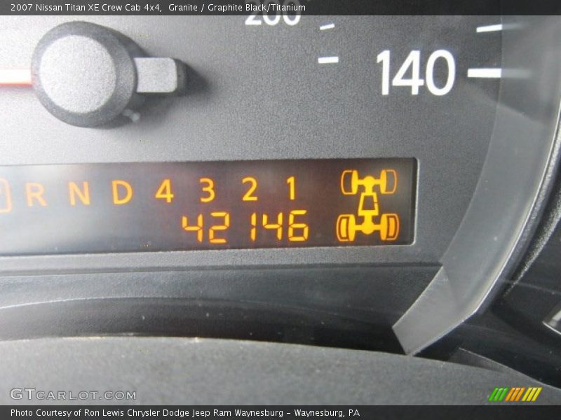 Granite / Graphite Black/Titanium 2007 Nissan Titan XE Crew Cab 4x4
