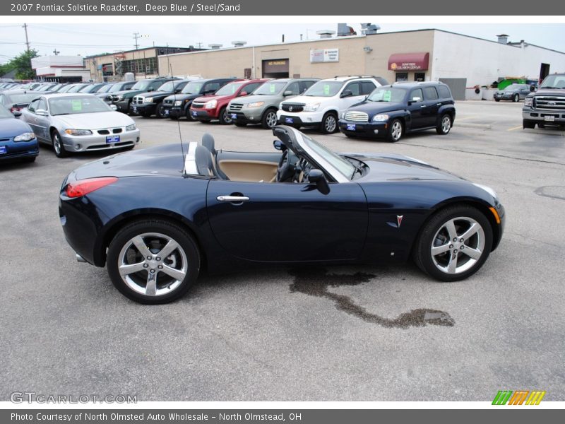 Deep Blue / Steel/Sand 2007 Pontiac Solstice Roadster