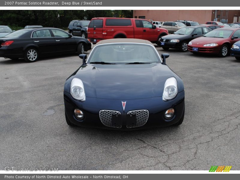 Deep Blue / Steel/Sand 2007 Pontiac Solstice Roadster