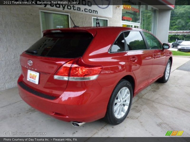 Barcelona Red Metallic / Ivory 2011 Toyota Venza I4