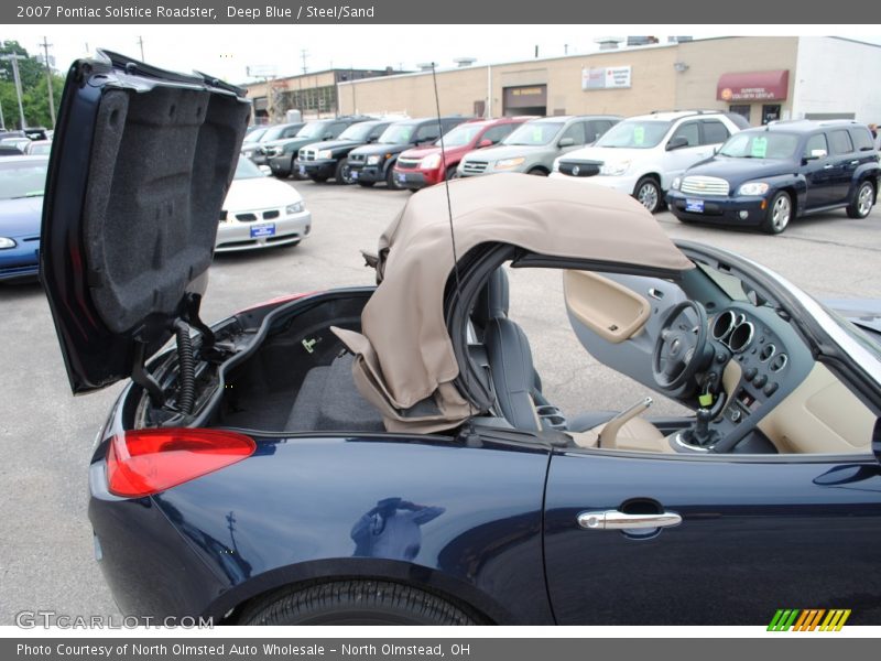Deep Blue / Steel/Sand 2007 Pontiac Solstice Roadster