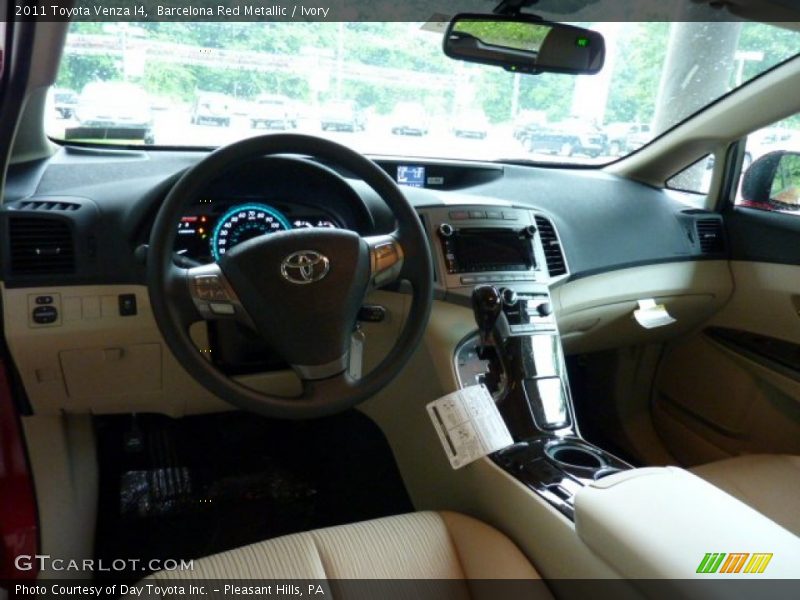 Barcelona Red Metallic / Ivory 2011 Toyota Venza I4