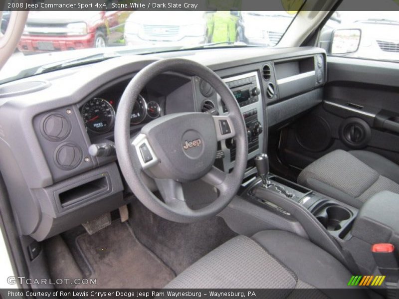 Stone White / Dark Slate Gray 2008 Jeep Commander Sport 4x4