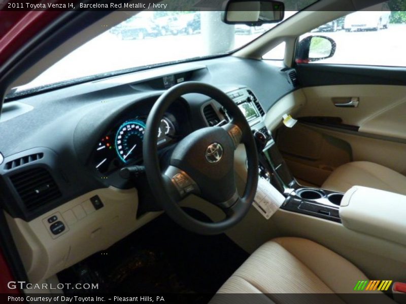 Barcelona Red Metallic / Ivory 2011 Toyota Venza I4