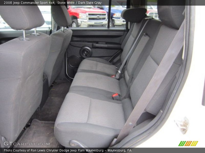 Stone White / Dark Slate Gray 2008 Jeep Commander Sport 4x4