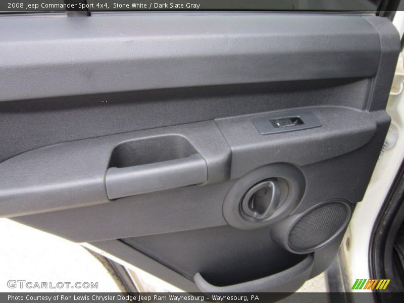 Stone White / Dark Slate Gray 2008 Jeep Commander Sport 4x4